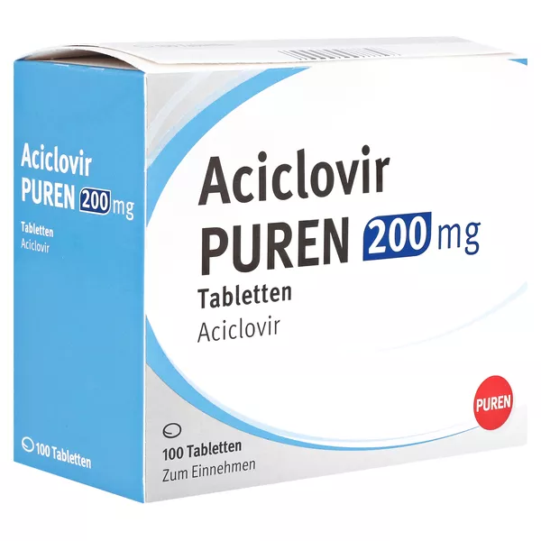 Aciclovir Puren 200 mg Tabletten 100 St