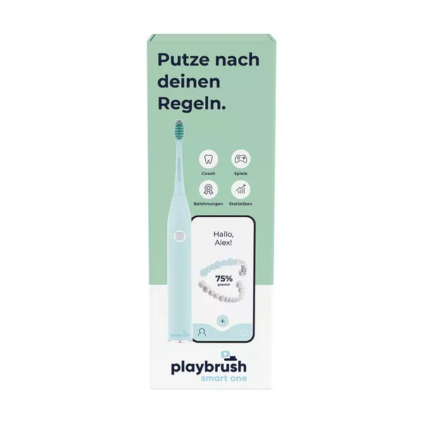 Playbrush Smart One Schallzahnbürste mit App Mint 1 St