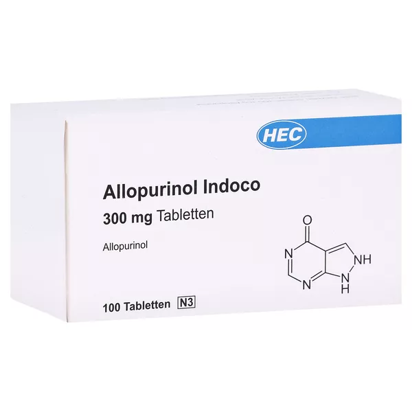 Allopurinol Indoco 300 mg Tabletten 100 St