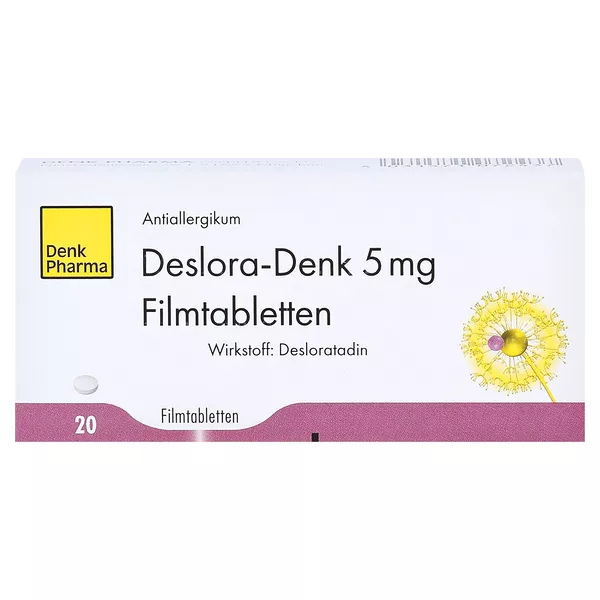 Deslora-denk 5 mg Filmtabletten 20 St