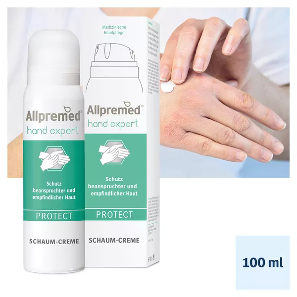Allpremed hand expert PROTECT Lipid Schaum-Creme 100 ml