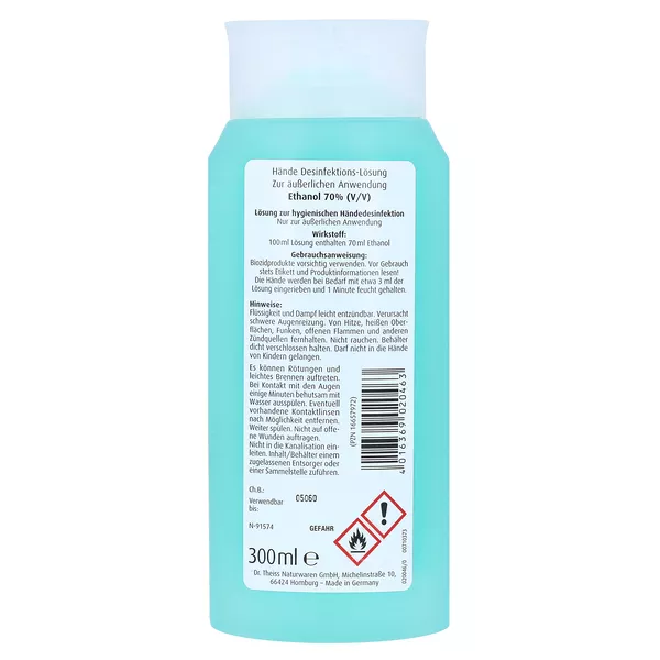 Milinda Hände Desinfektions-lösung Aloe 300 ml