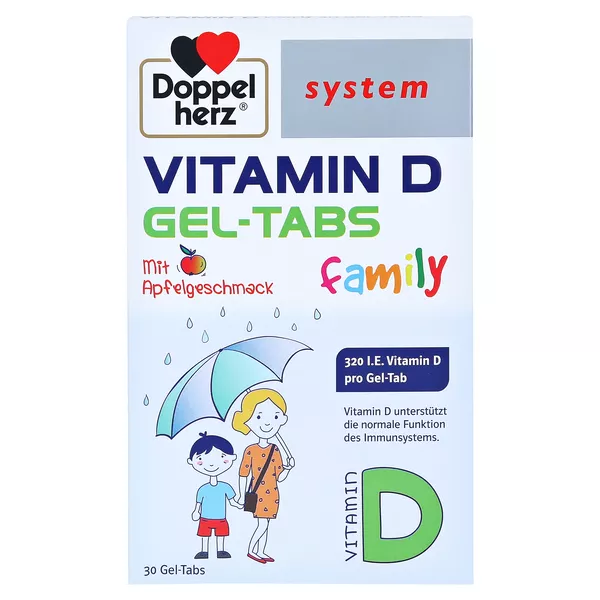 Doppelherz system Vitamin D family 320 I.E., 30 St.