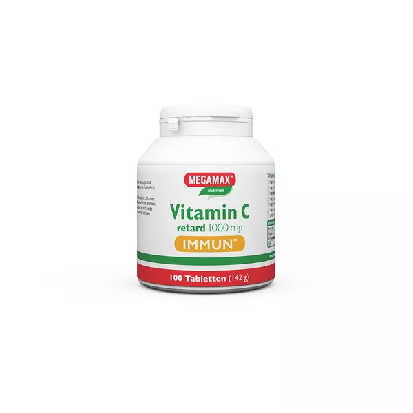 MEGAMAX Vitamin C retard 1000 mg IMMUN 100 St