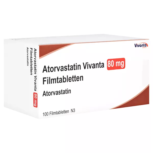 ATORVASTATIN Vivanta 80 mg Filmtabletten 100 St