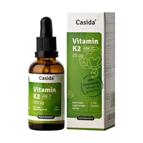 Vitamin K2 Tropfen MK-7 vegan 50 ml