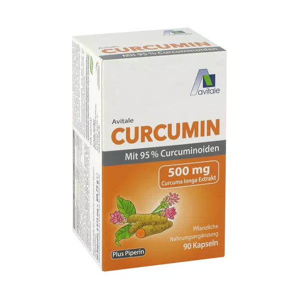 CURCUMIN 500mg 95% Curcuminoide+Piperin 90 St