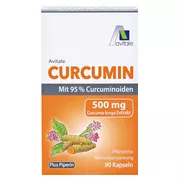 CURCUMIN 500mg 95% Curcuminoide+Piperin 90 St