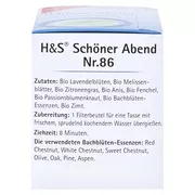 H&S Bio Bachblüten Schöner Abend Tee 20X1,5 g