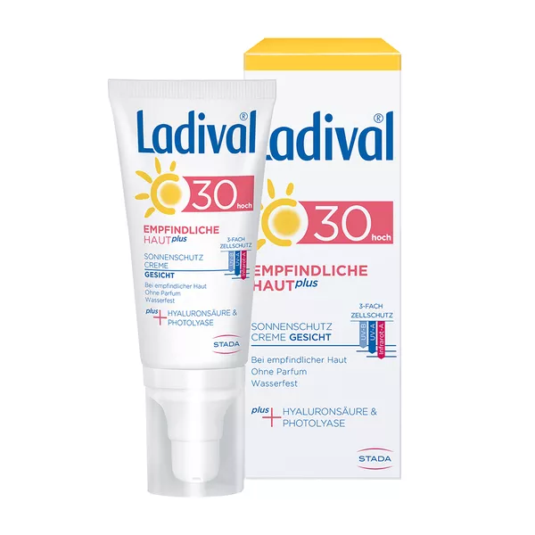 Ladival empfindliche Haut PLUS Creme für Gesicht LSF 30 50 ml