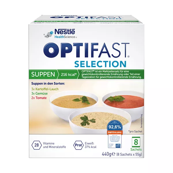 OPTIFAST Selection Suppen, 8 x 55 g