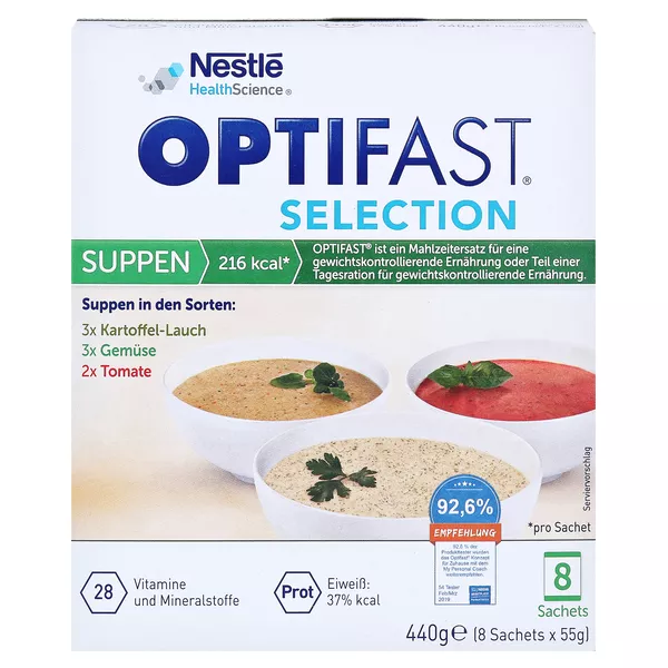 OPTIFAST Selection Suppen, 8 x 55 g