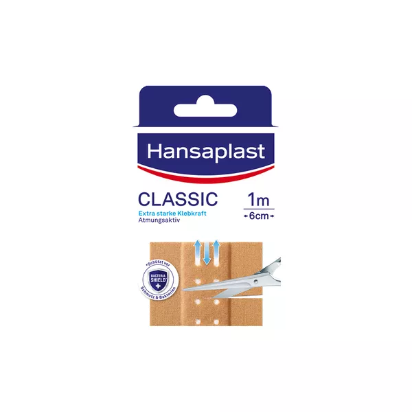 Hansaplast Classic Pflaster 6 cmx 1 m 1 St