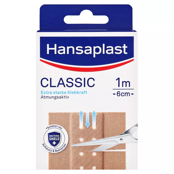Hansaplast Classic Pflaster 6 cmx 1 m 1 St