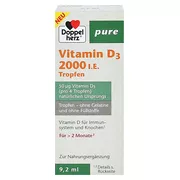 Doppelherz Vitamin D3 2000 I.E. pure Tropfen 9,2 ml