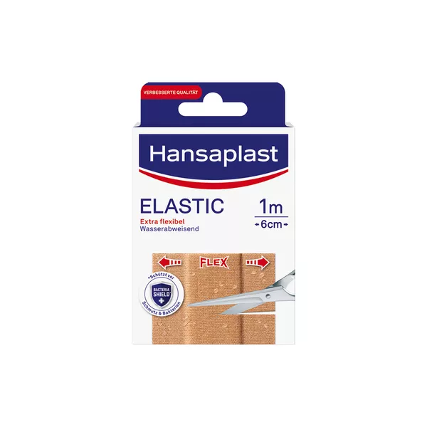 Hansaplast Elastic Pflaster 6 cmx1 m 1 St