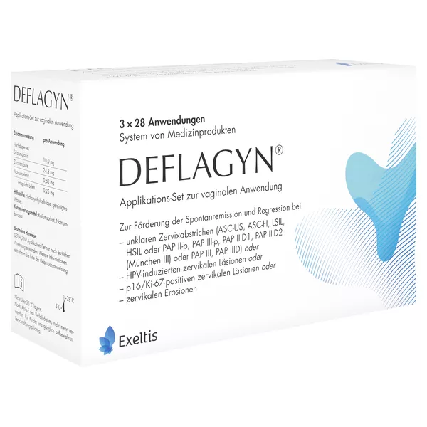 DEFLAGYN Set Vaginalgel 3x28 Anwendungen 3X1 St