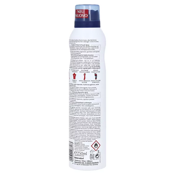 Eucerin Aquaphor Protect & Repair Spray, 250 ml
