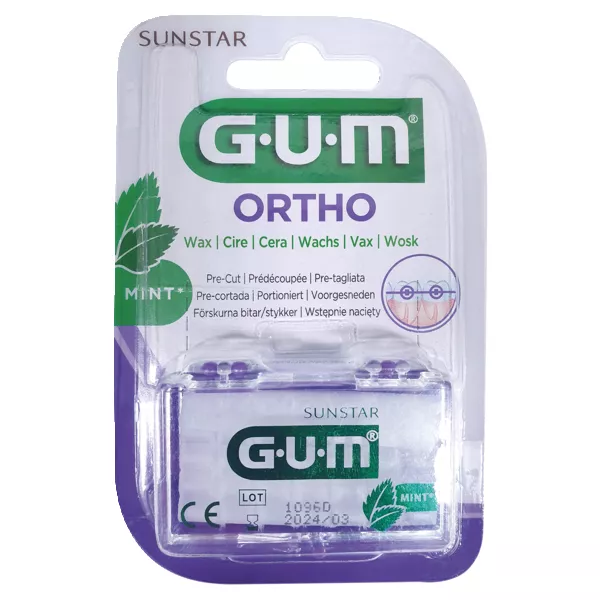 Gum Ortho Wachs Mint 1 St