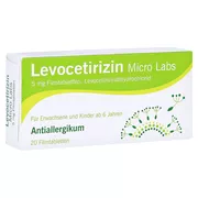 Levocetirizin Micro Labs 5 mg 20 St
