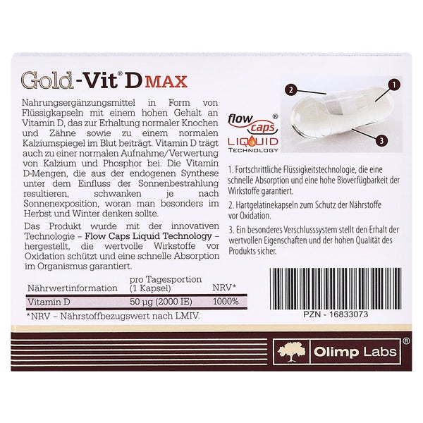 Gold-Vit D MAX 30 30 St
