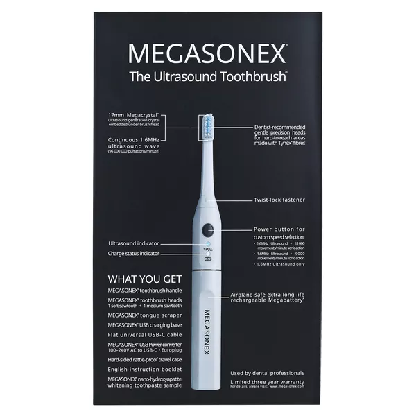 Megasonex M8 S Ultraschall Zahnbürste 1 St