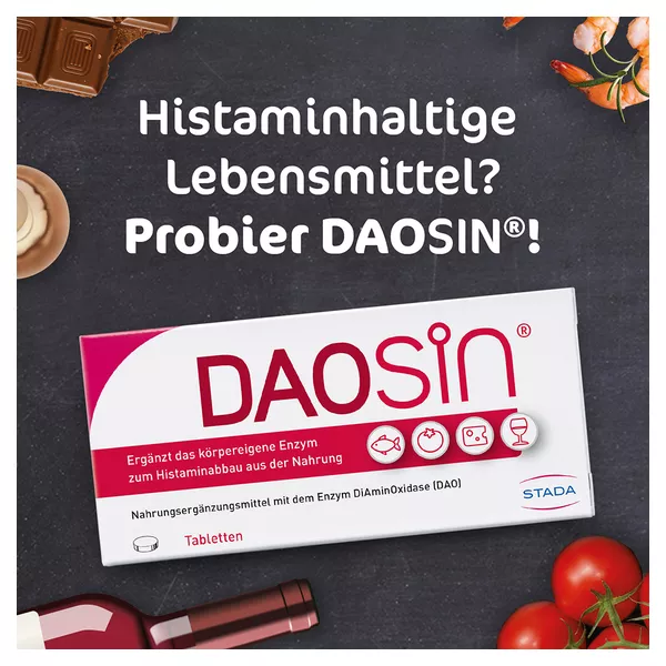 Daosin Tabletten zur Unterstützung des Histaminabbaus, 120 St.