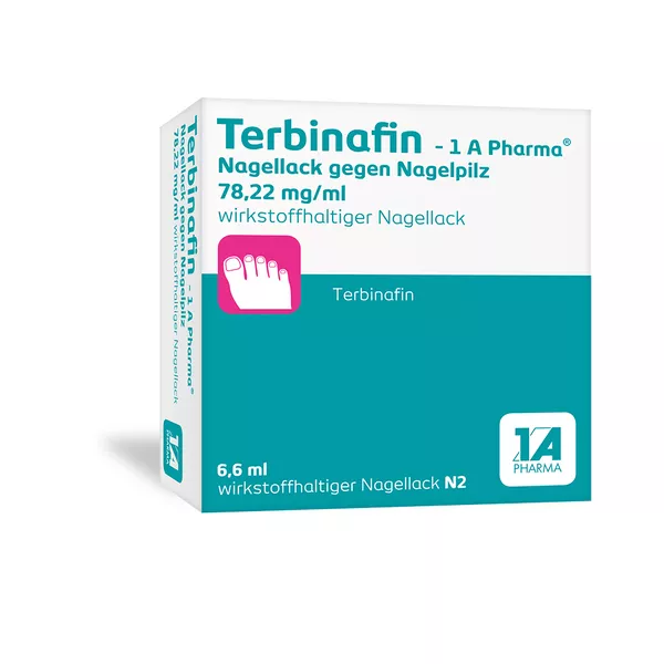 Terbinafin - 1 A Pharma Nagellack Gegen Nagelpilz 6,6 ml