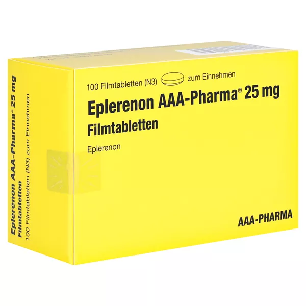 EPLERENON AAA-Pharma 25 mg Filmtabletten 100 St