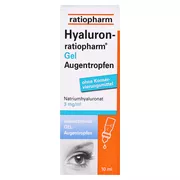 Hyaluron-ratiopharm Gel Augentropfen 10 ml