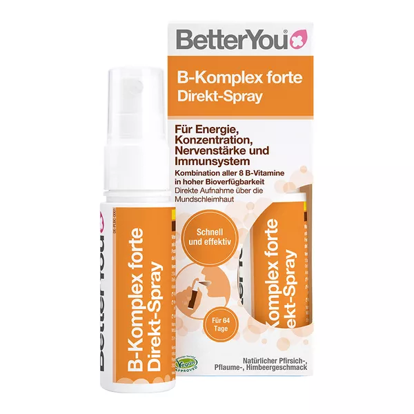 Betteryou Vitamin B-komplex Forte Direkt-spray 25 ml