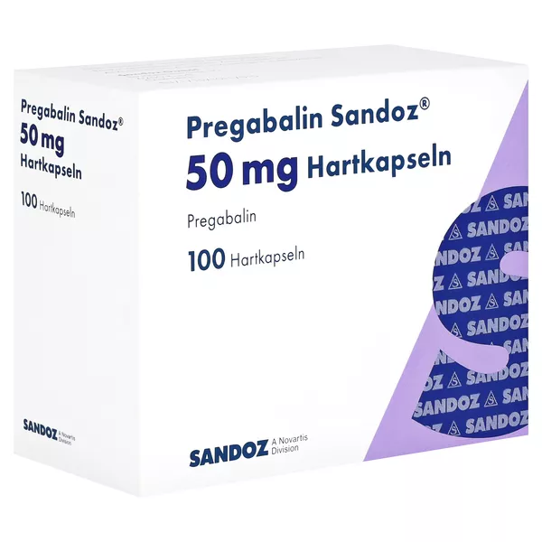 Pregabalin Sandoz 50 mg Hartkapseln 100 St
