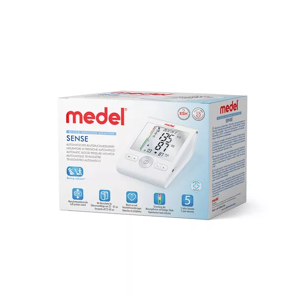 Medel Sense Oberarm-Blutdruckmessgerät mit Ruheindikator 1 St