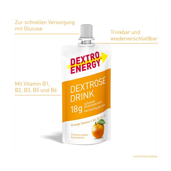 Dextro Energy* Dextrose Drink Orange 50 ml
