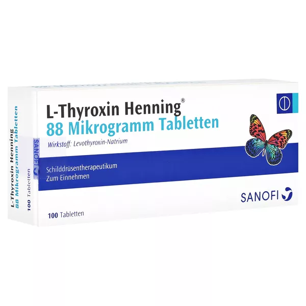 L-thyroxin Henning 88 µg Tabletten 100 St