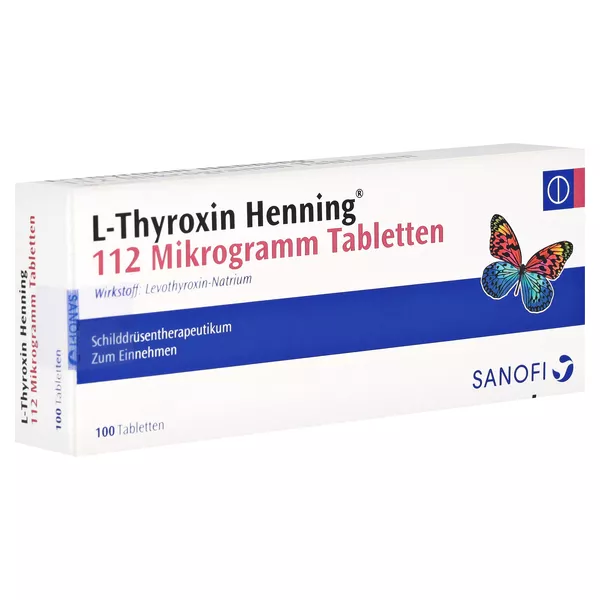 L-thyroxin Henning 112 µg Tabletten 100 St