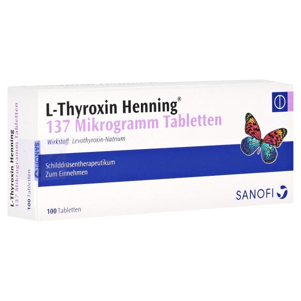 L-thyroxin Henning 137 µg Tabletten 100 St
