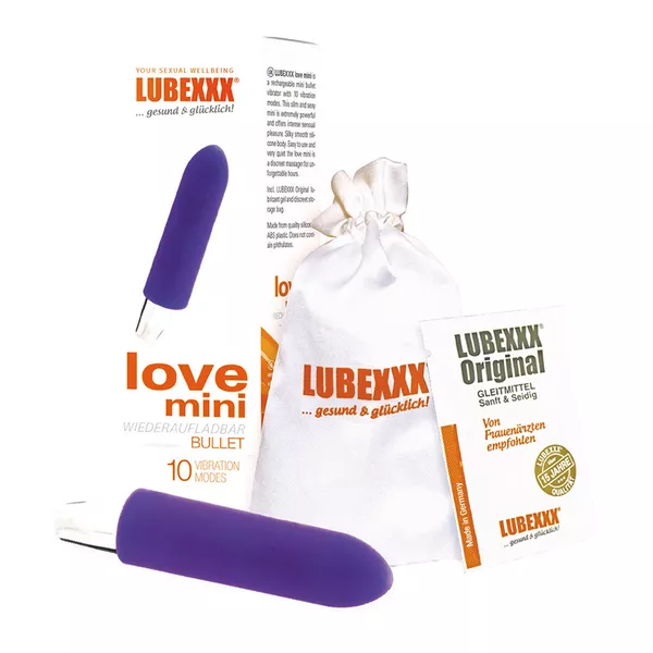 LUBEXXX love mini Massager lila, 1 St.