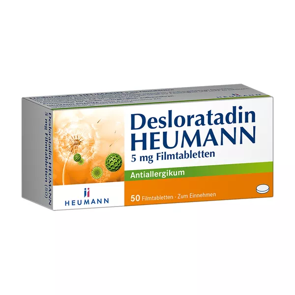 Desloratadin Heumann 5 Mg Filmtabletten 50 St