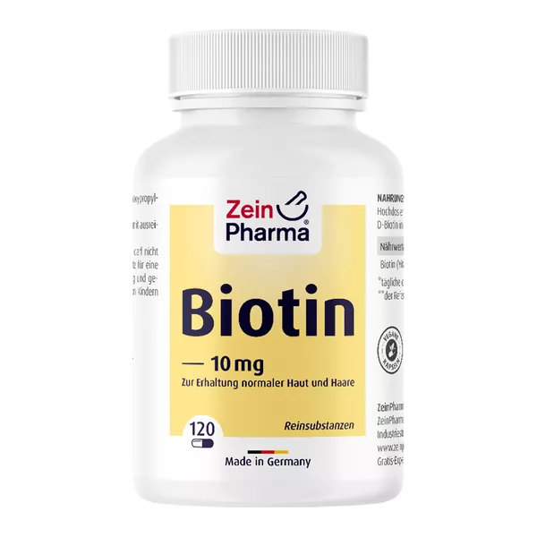 Biotin 10 mg Kapseln hochdosiert