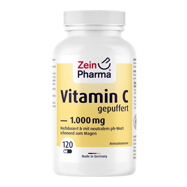 Vitamin C Kapseln 1000 mg gepuffert 120 St