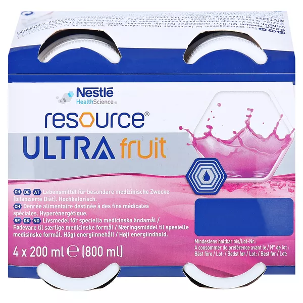 Resource Ultra Fruit Waldbeere flüssig 6X4X200 ml