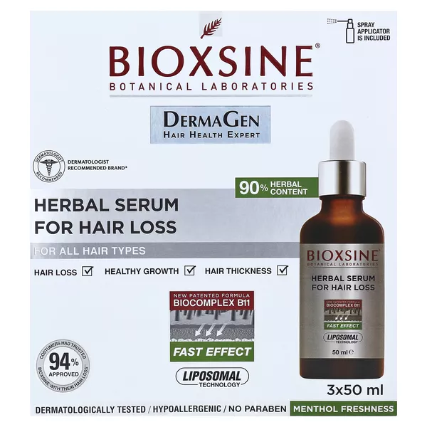 Bioxsine DG Serum für Haarausfall 3X50 ml