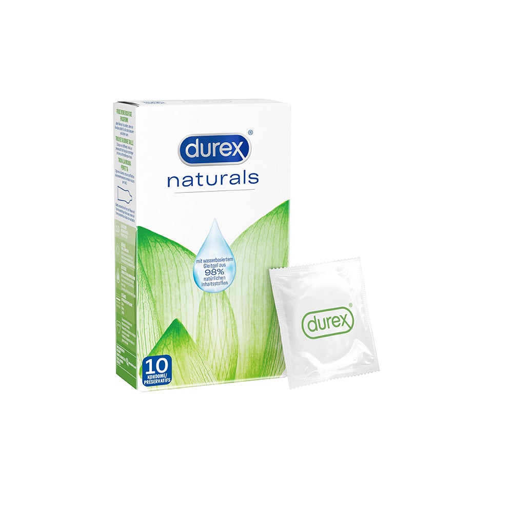 DUREX Naturals Kondome mit Gleitgel, 10 St. online kaufen | DocMorris