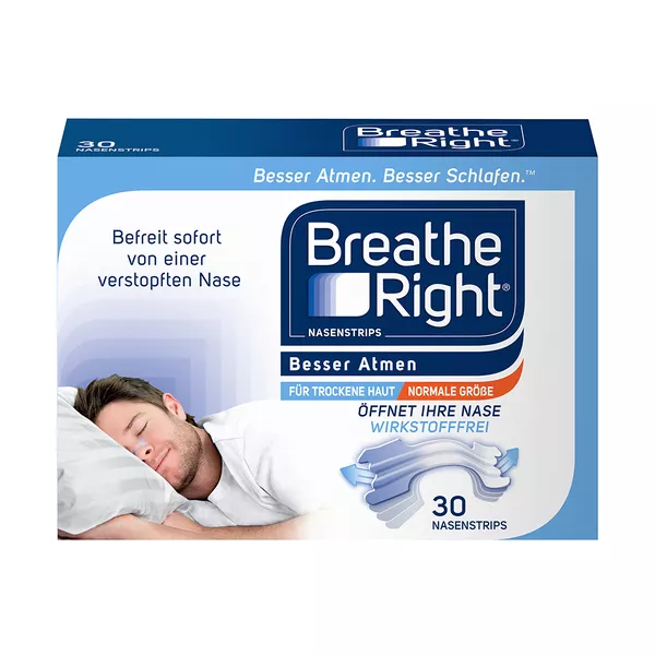 Besser Atmen Breathe Right Nasenpflaster Trans Normal 30 St