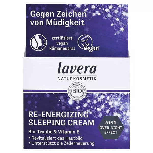 Lavera Re-energizing Sleeping Cream dt, 50 ml