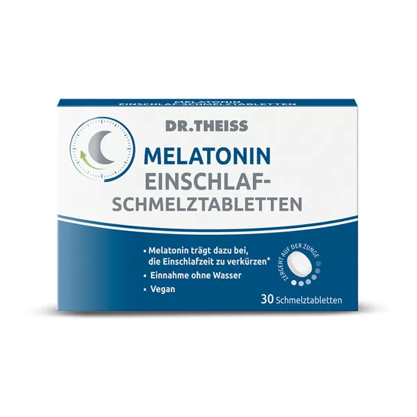 DR. THEISS Melatonin Einschlaf-Schmelztabletten 30 St