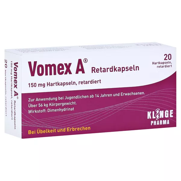 Vomex A Retardkapseln 20 St