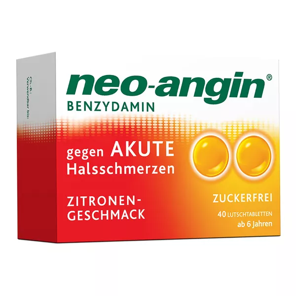 Neo-angin Benzydamin Akute Halsschmerzen Zitrone 40 St