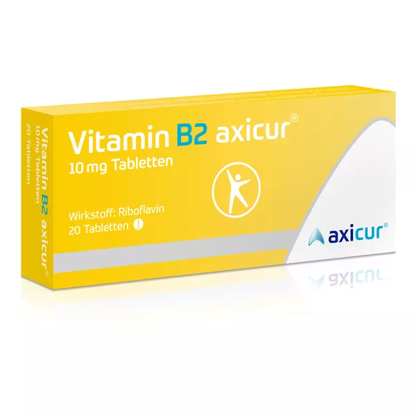 Vitamin B2 axicur 10 mg 20 St